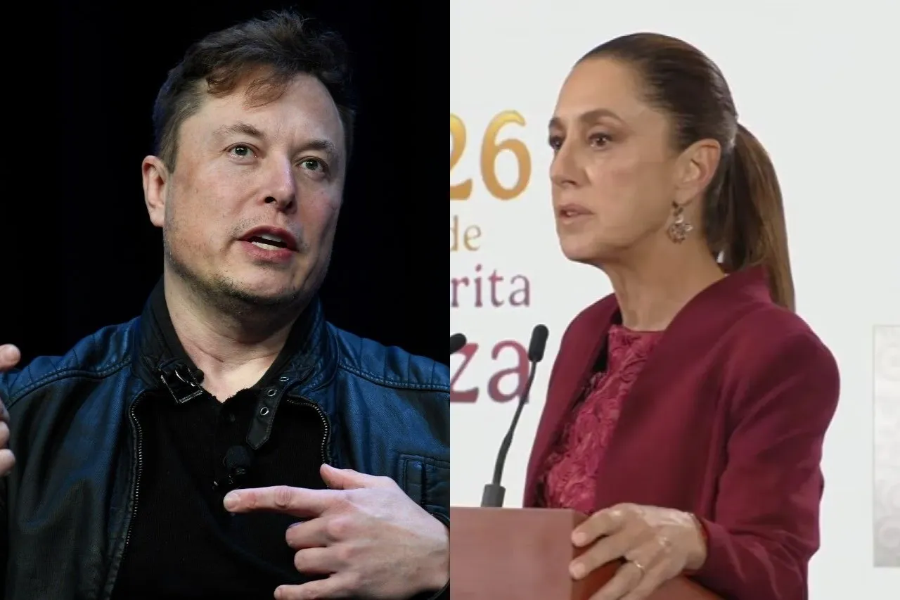 Acusa Musk a Sheinbaum de proteger a grupos criminales