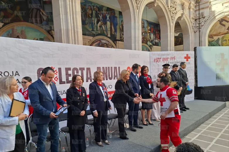 Arranca colecta estatal de la Cruz Roja 2026