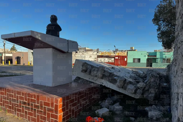 Solicitan vecinos rehabilitar barda en la colonia Hidalgo tras derrumbe