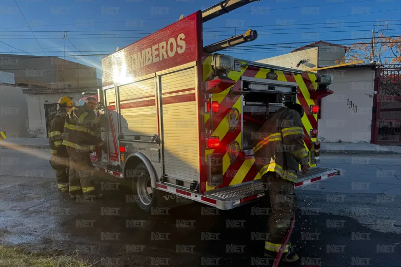Sofocan bomberos incendio en vivienda de la colonia Partido Romero