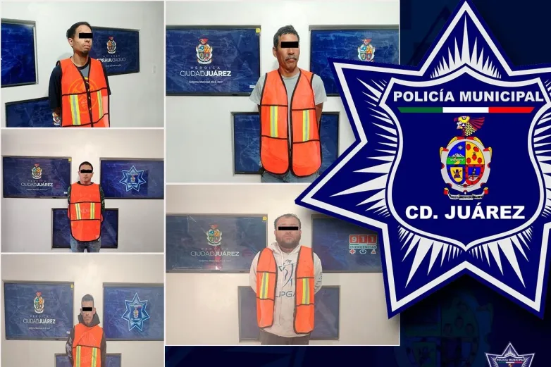 Capturan a 5 personas con órdenes de aprehensión vigentes en Juárez