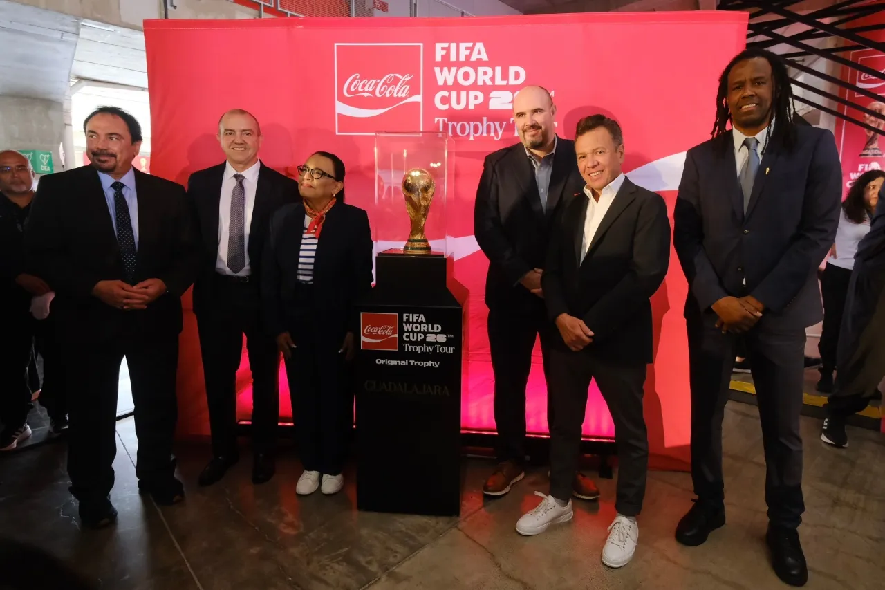 Jalisco recibe el Trofeo de la Copa Mundial 2026