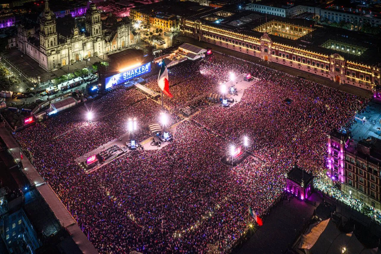 Shakira conquista la CDMX