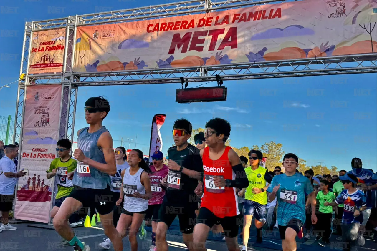 Celebran el Día de la Familia con carrera en Ciudad Juárez