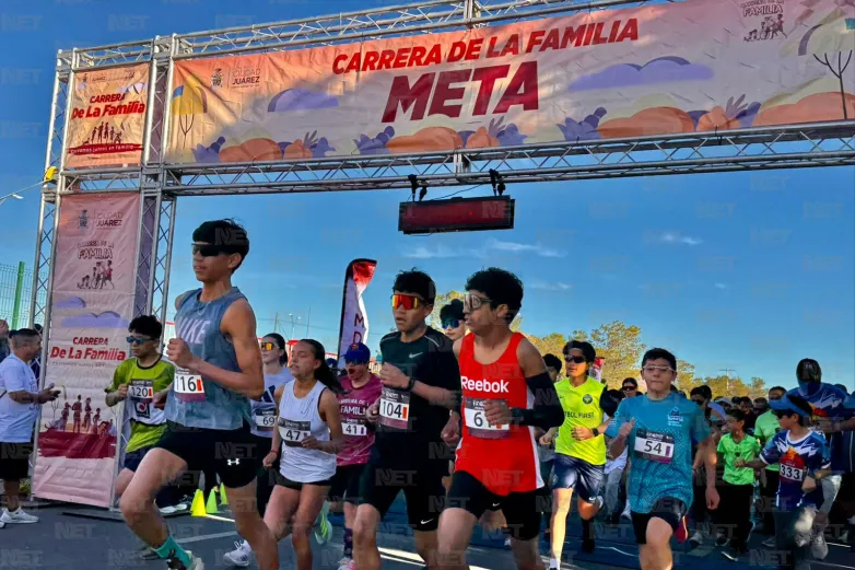 Celebran el Día de la Familia con carrera en Ciudad Juárez