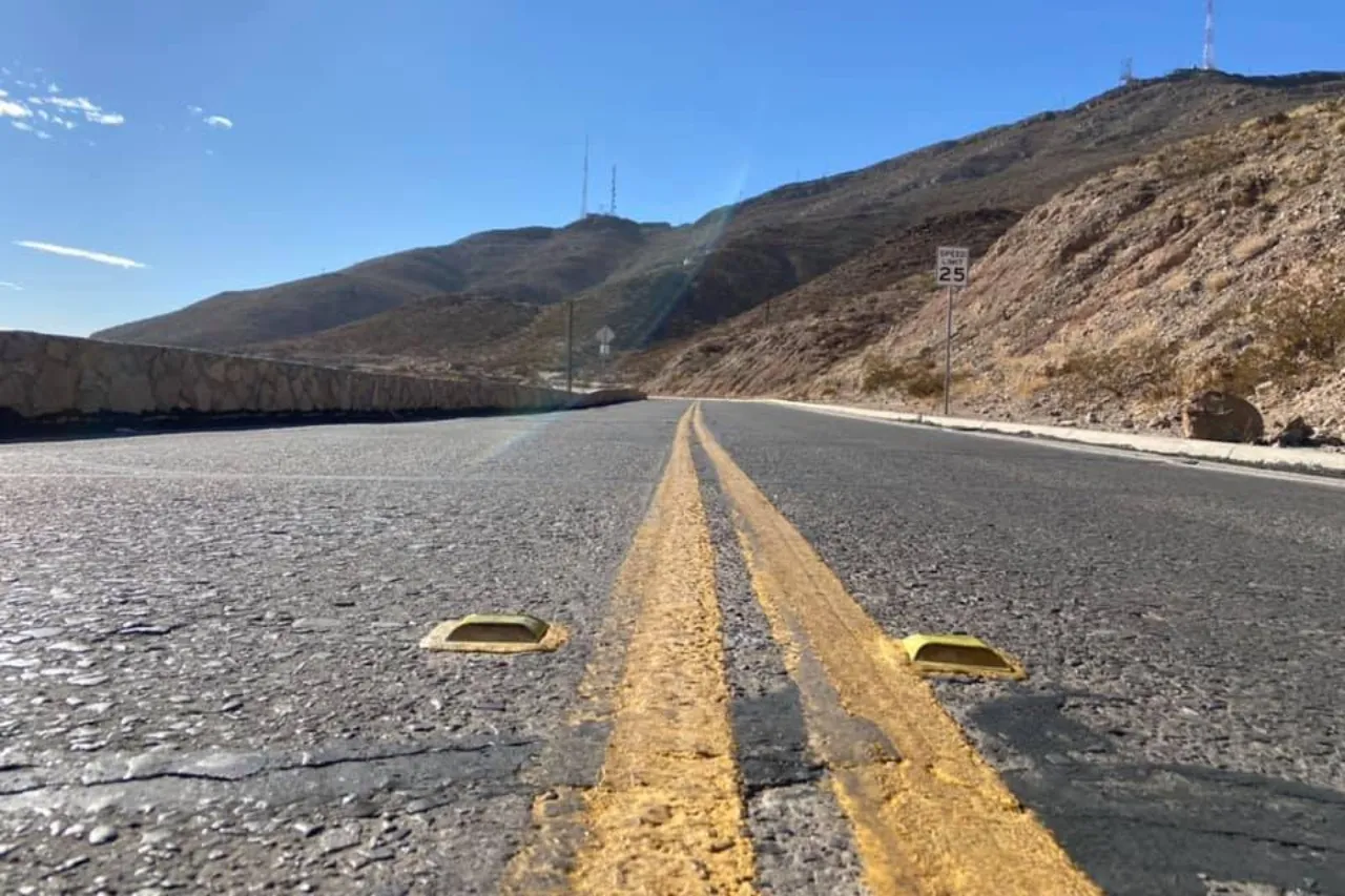 Cierran Scenic Drive por mejoras en la señalización vial en El Paso