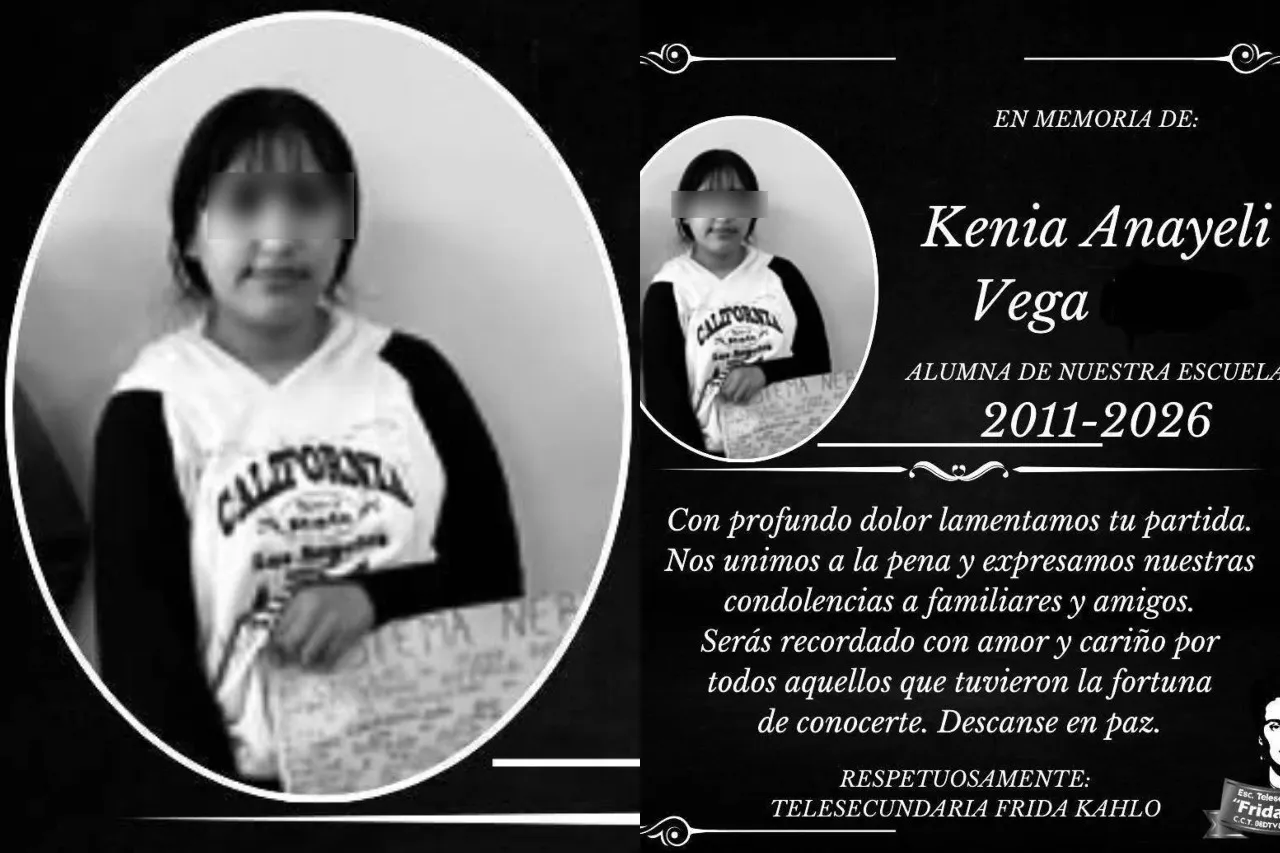 Despide telesecundaria a Kenia, estudiante ejecutada en Guadalupe y Calvo