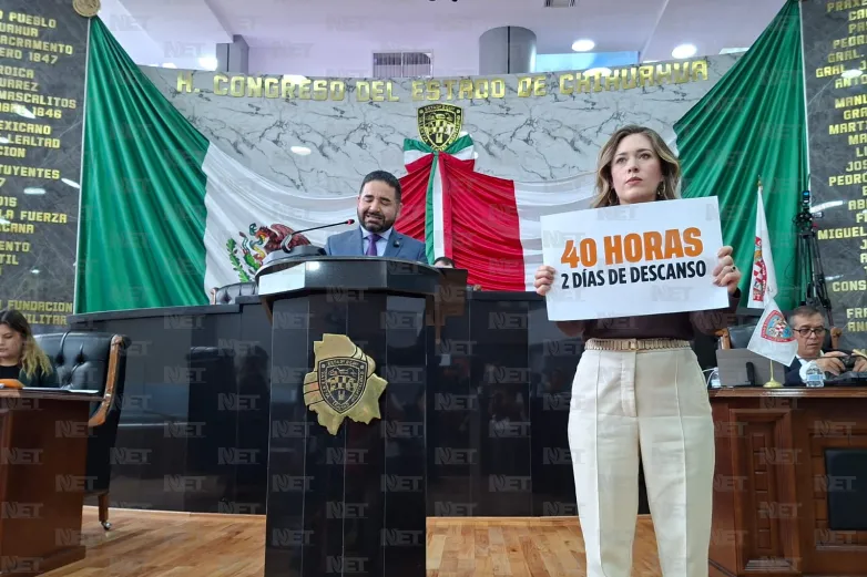 Debate Congreso de Chihuahua reducción gradual de jornada laboral a 40 horas
