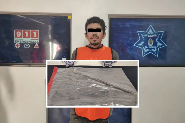 Arrestan a hombre por causar daños en maquiladora en la colonia El Jarudo