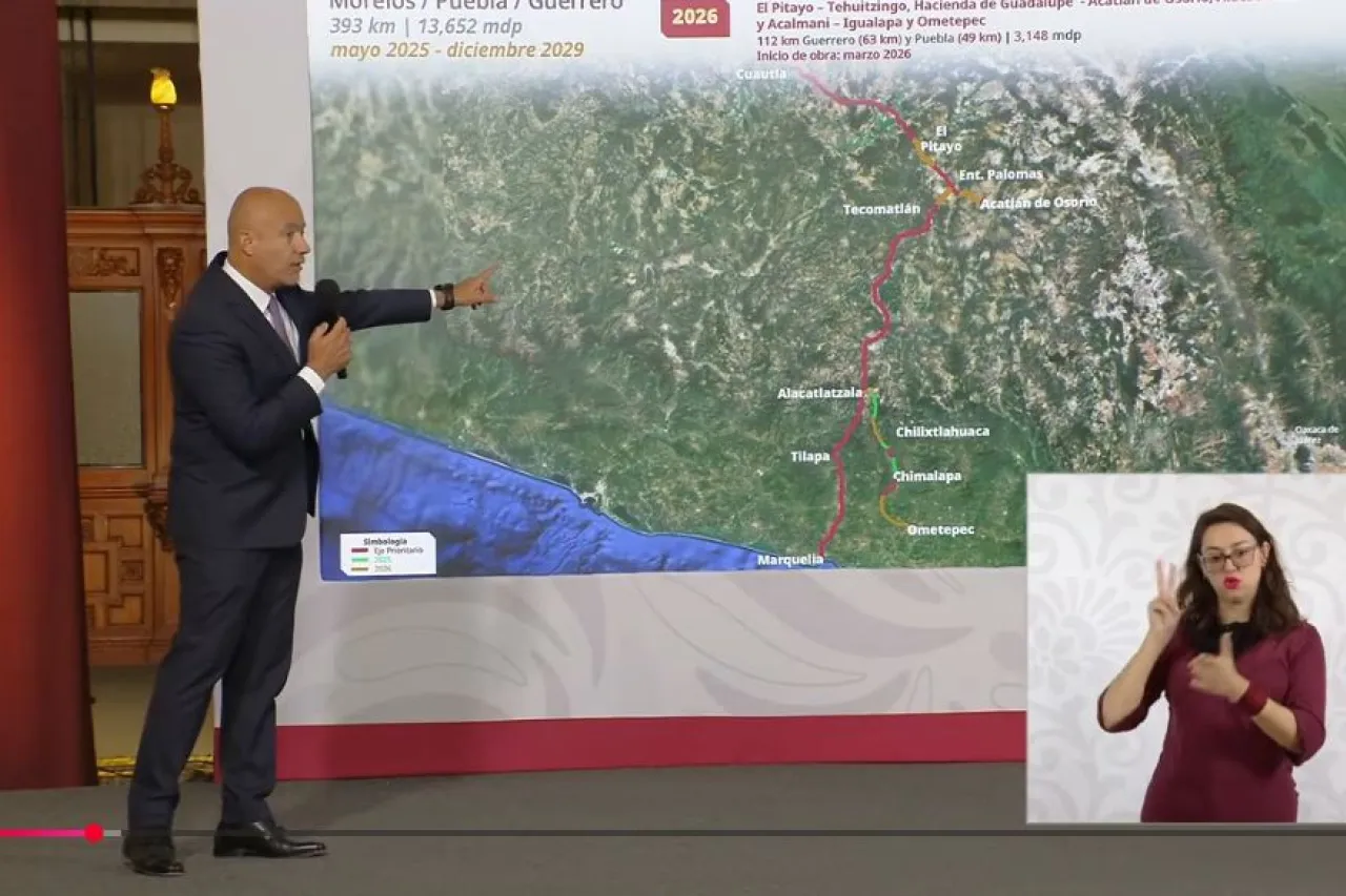 Gobierno de México anuncia inversión de 150 mil mdp en carreteras