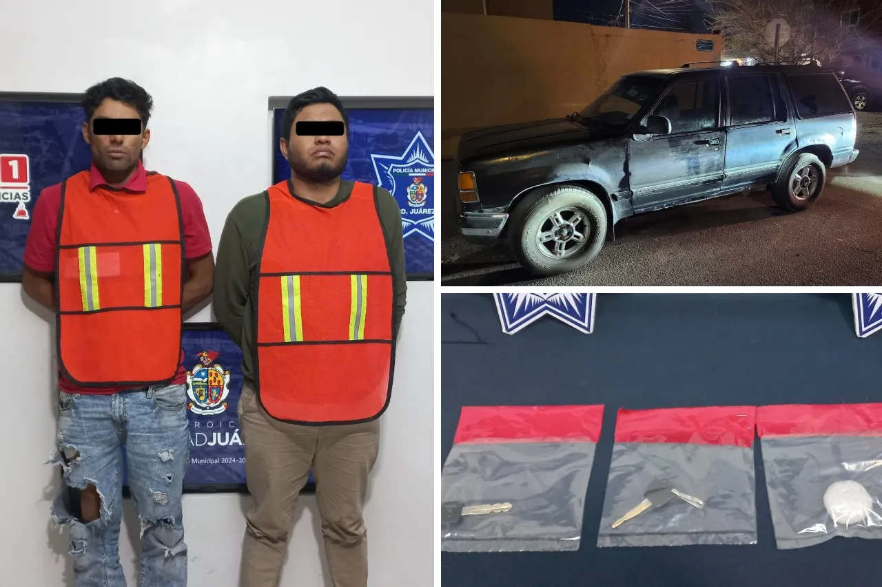 Detienen a dos hombres por intentar robar un vehículo y por posesión de droga