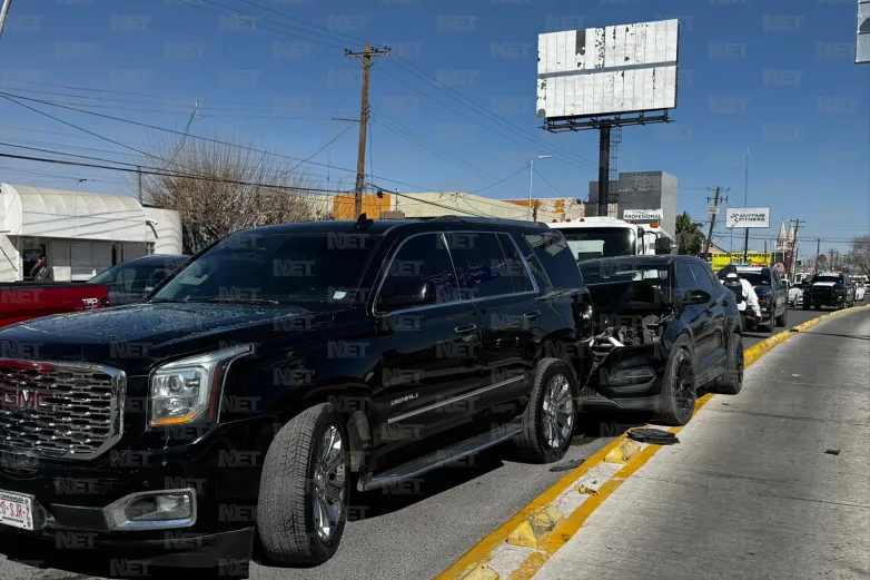 Carambola deja dos lesionados en la Paseo Triunfo