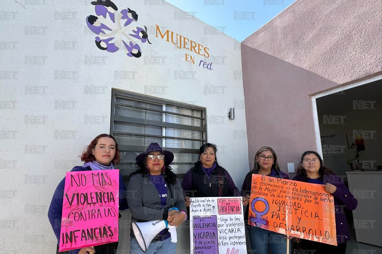 Protestan vecinas de Riberas del Bravo contra violencia hacia mujeres