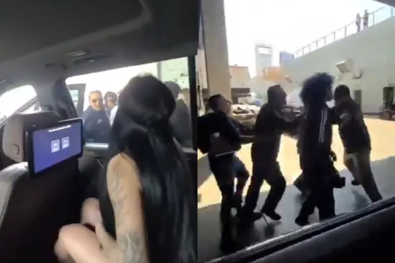 Esposo de Karely Ruiz golpea a Alfredo Adame