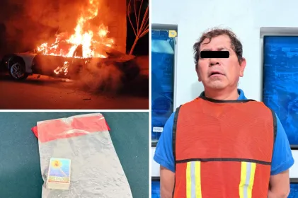 Incendia auto tras discutir con su vecino en Ciudad Juárez