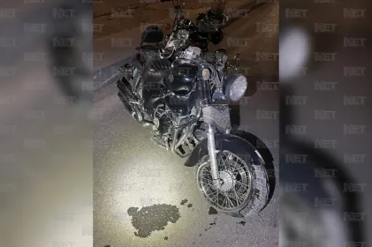 Choque de motocicleta en Juárez deja 2 lesionados en el Independencia y Talamás