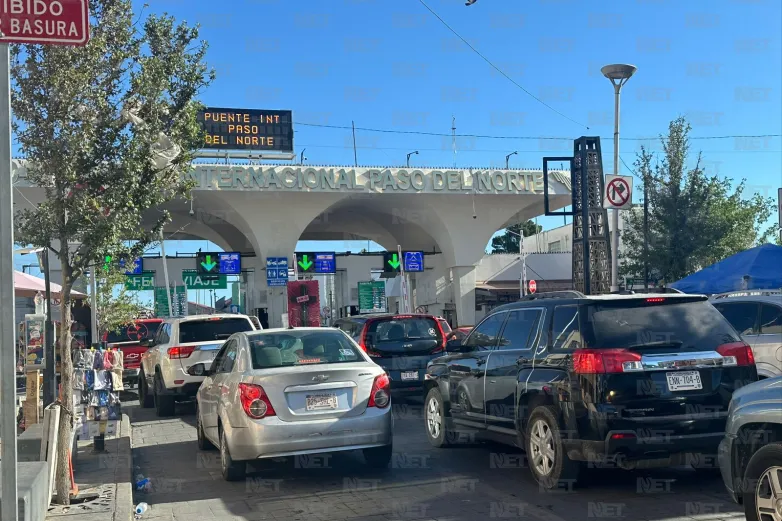 Filas de hasta 2 horas para cruzar a El Paso