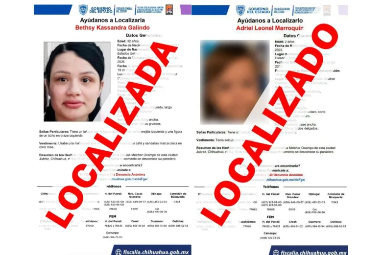 Localizan en El Paso a madre e hijo reportados como desaparecidos