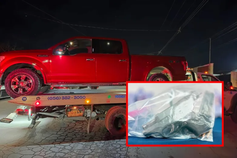 Aseguran arma y vehículo tras intento de robo en Granjas de Chapultepec