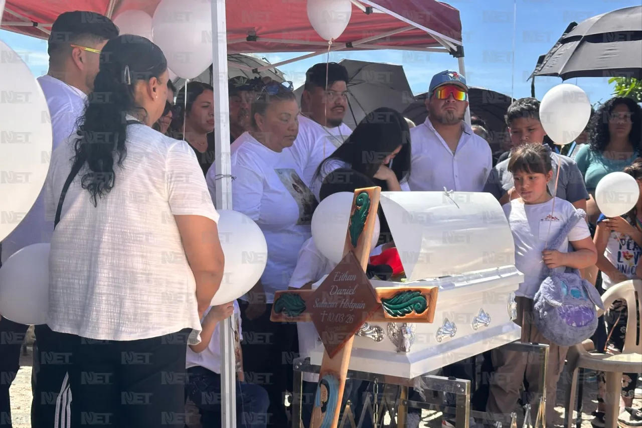 Dan el último adiós a Eitan en el panteón Jardines del Recuerdo