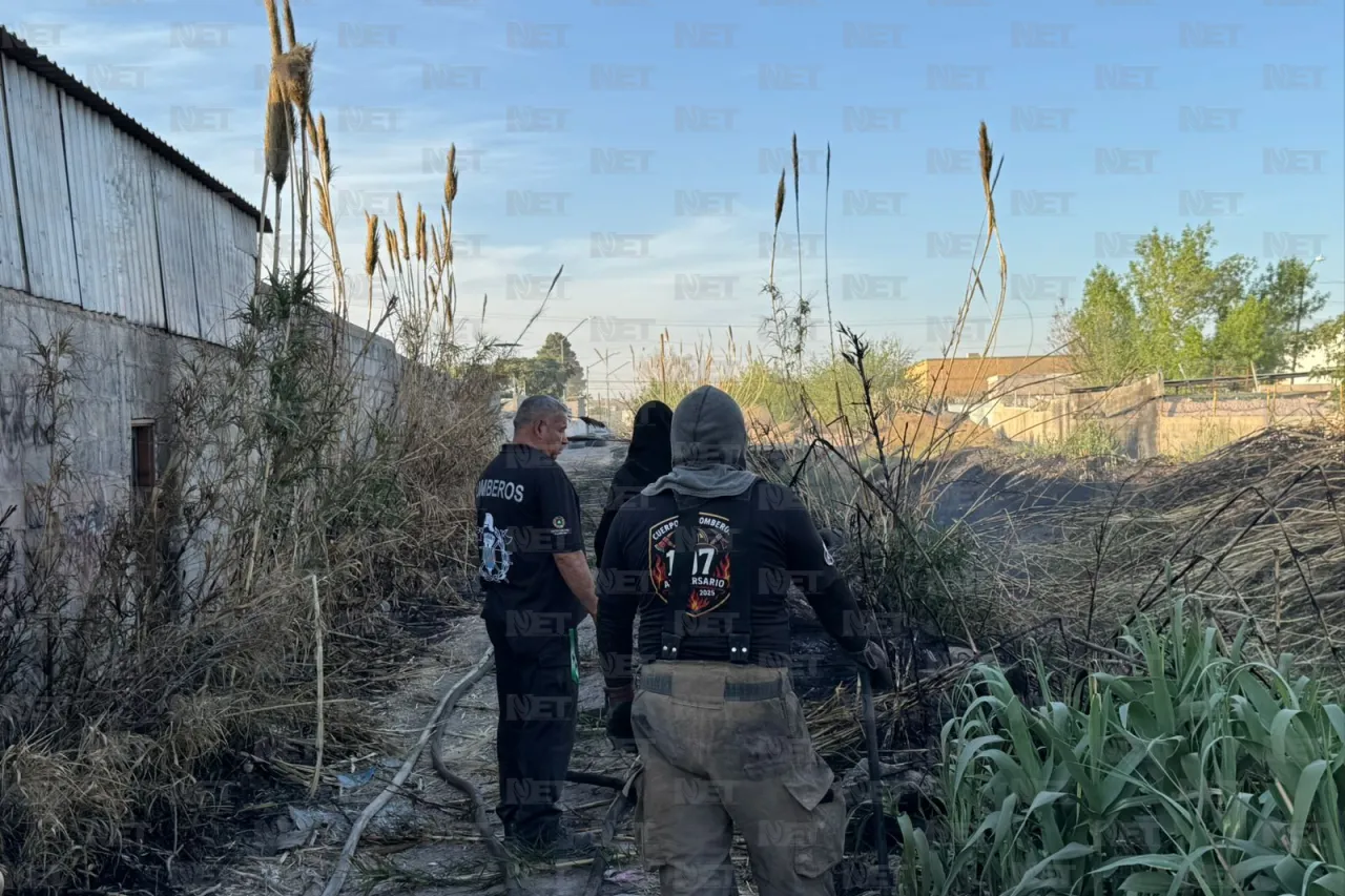 Evitan bomberos que incendio alcance tanque de gas
