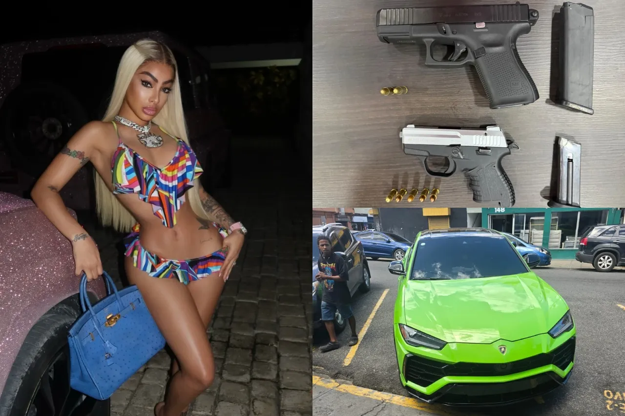 Arrestan a Yailin La Más Viral tras hallazgo de armas en su auto en RD