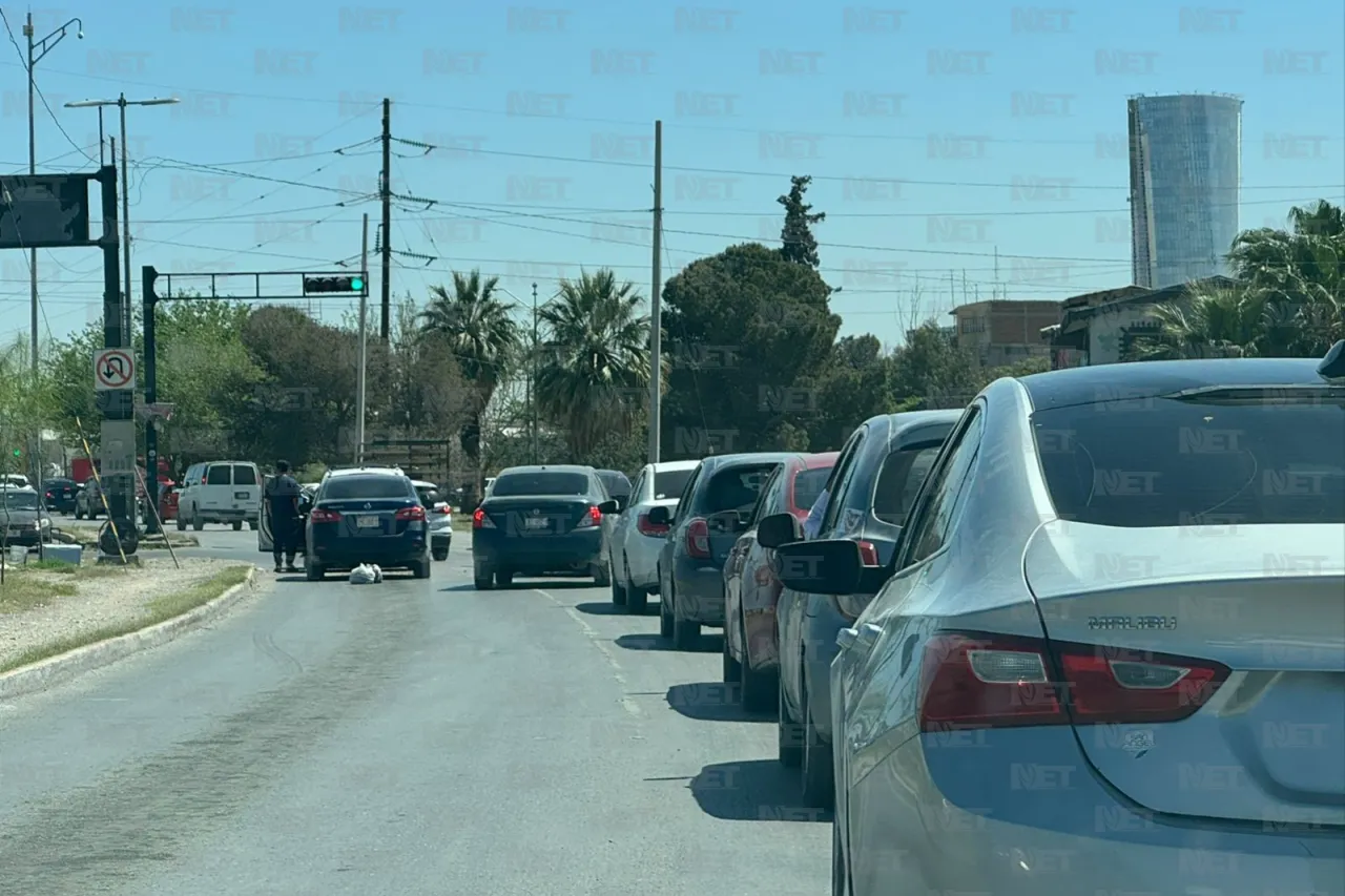 Se registra caos vial en el Norzagaray por carambola