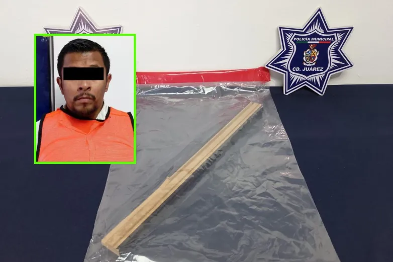 Cae sujeto acusado de golpear a sus hijos con trozo de madera en Juárez