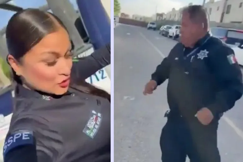 Agentes viales de Chihuahua se viralizan bailando cumbia