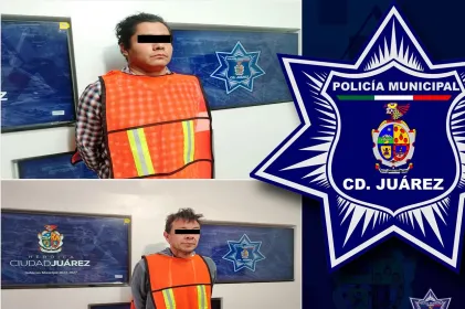 Lo arrestan por agredir a su pareja con un machete en Juárez