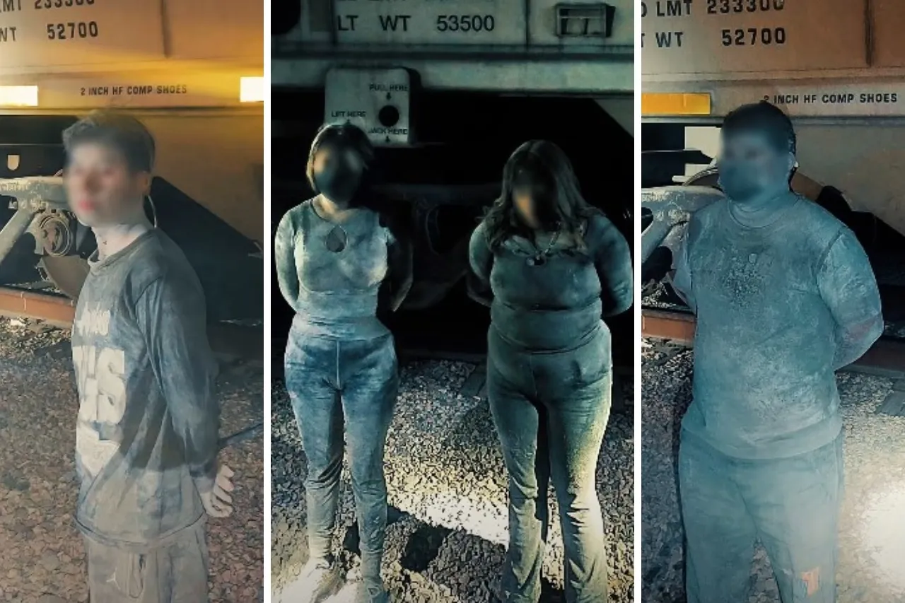 Hallan a migrantes ocultos en polvo de cemento en tren en El Paso