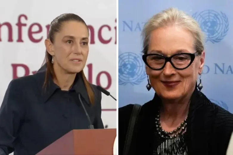 Agradece Claudia Sheinbaum a Meryl Streep tras elogios a su liderazgo