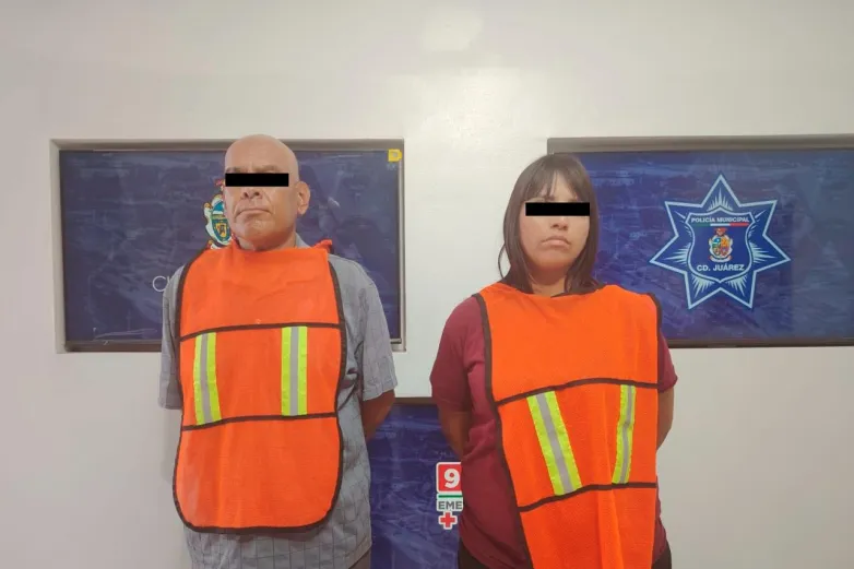 Detienen a pareja con arma y droga tras discusión en Juárez