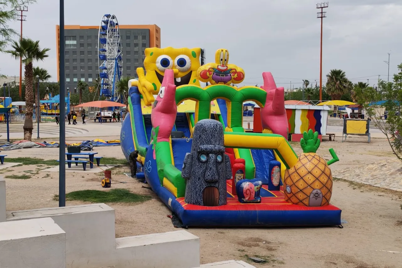 Se prepara Parque Central para el domingo de Pascua en Juárez