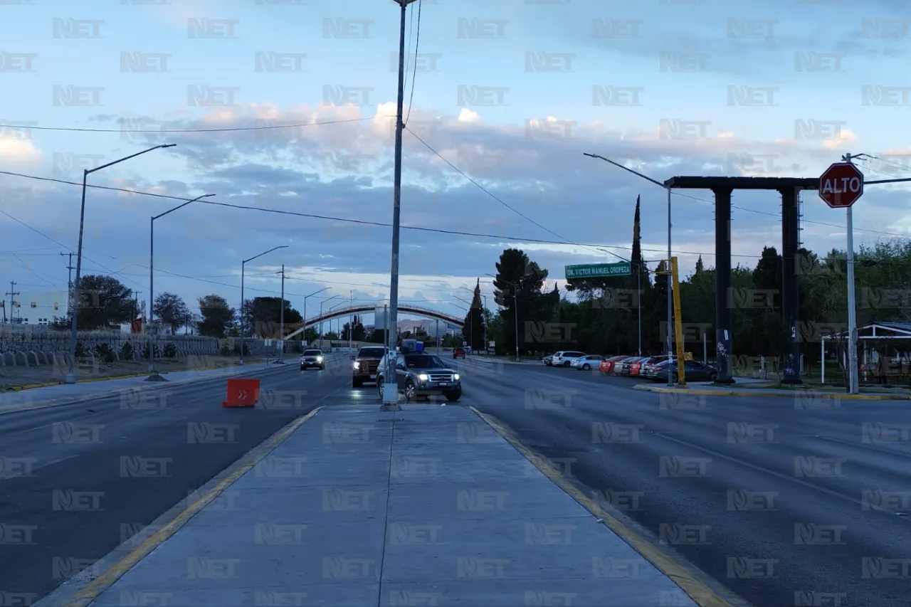 Vacíos los cruces internacionales en Juárez