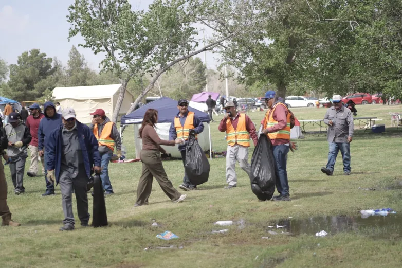 Mantiene Limpia operativo especial en El Chamizal por festejos de pascua