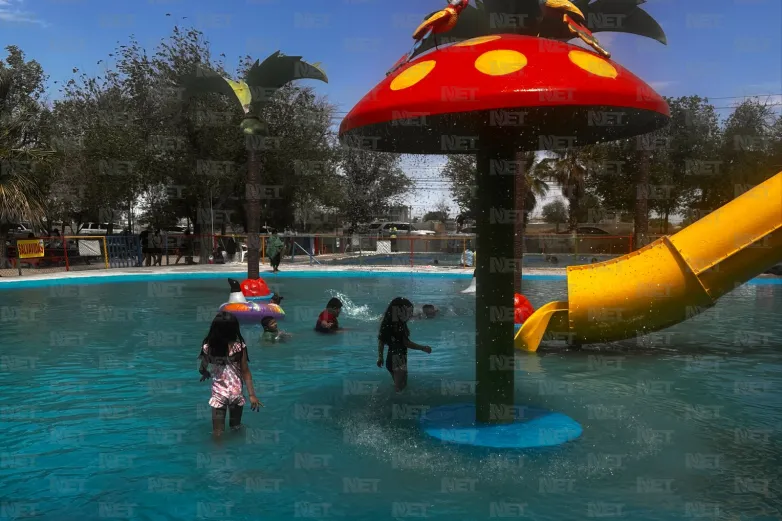 Ni el aire los detiene; juarenses festejan Pascua en balneario