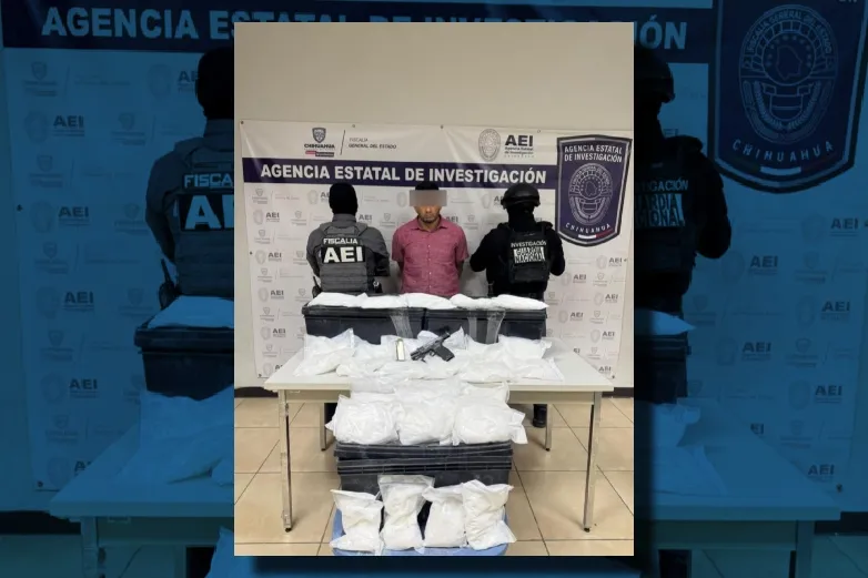Aseguran más de 70 kilos de cristal en cateo realizado en Misiones del Real