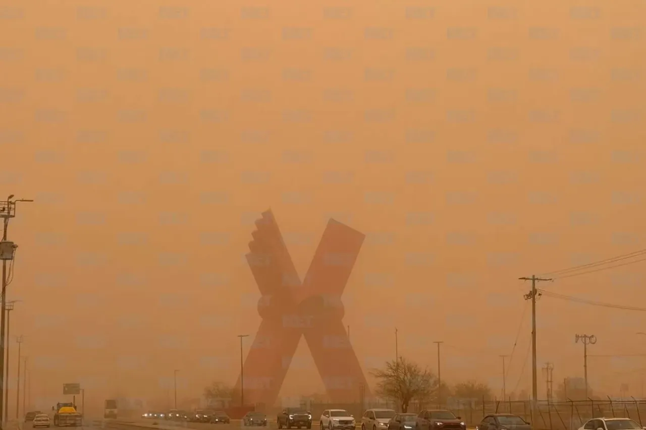 Advierten por fuertes ráfagas de viento en Juárez