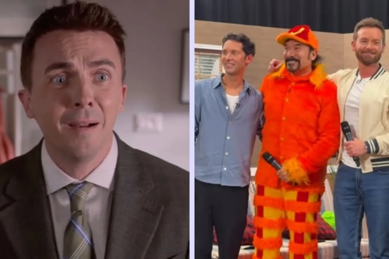 Elenco de Malcolm el de en medio se reúne con actores de La Familia P. Luche