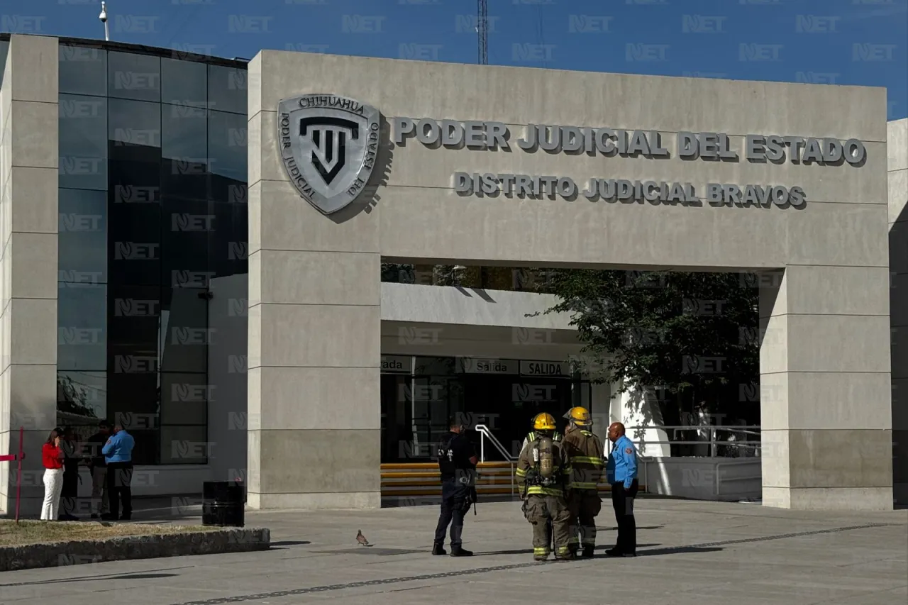 Evacúan Poder Judicial en Juárez por amenaza