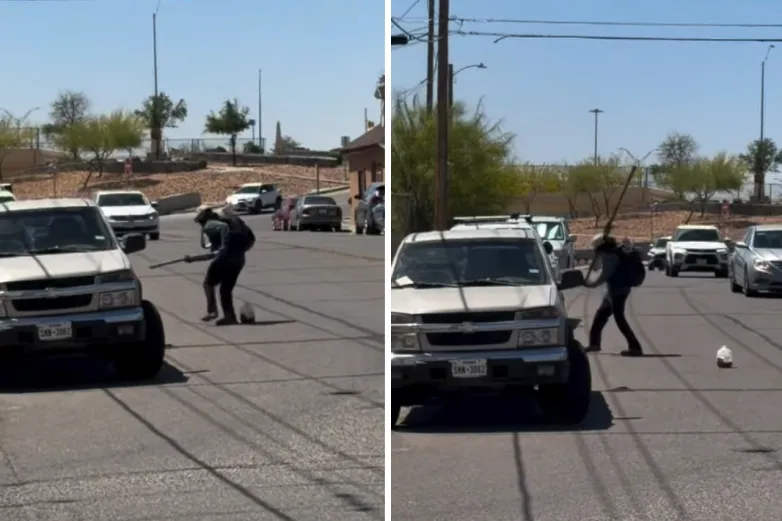 Sujeto causa daños a vehículos y desata movilización en El Paso