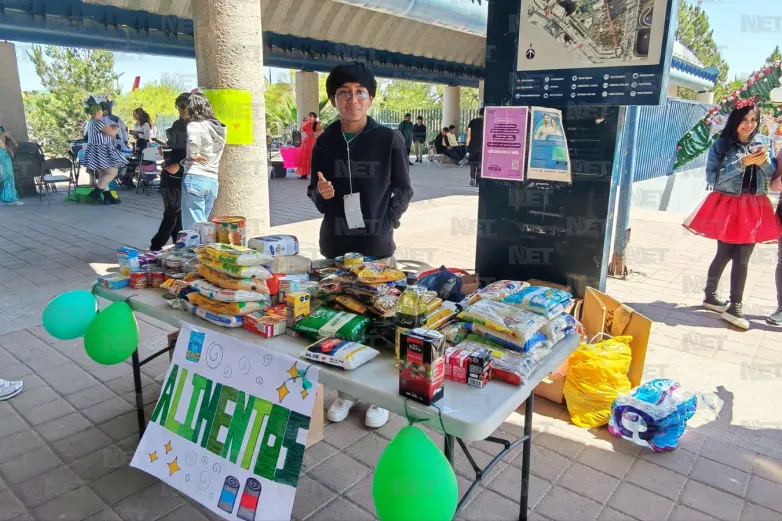 Realizan estudiantes colecta para albergue infantil