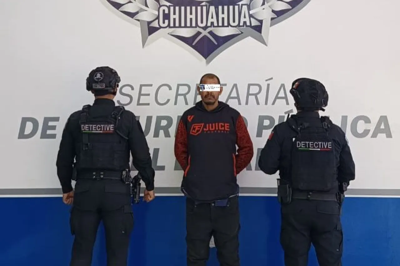 Arresta SSPE a sujeto con orden de aprehensión en Juárez