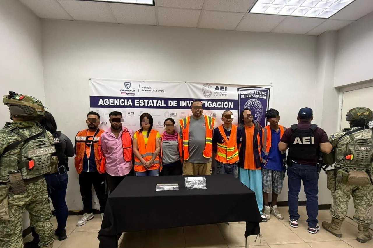 En cateo a 'picadero', capturan a 8 personas en Juárez