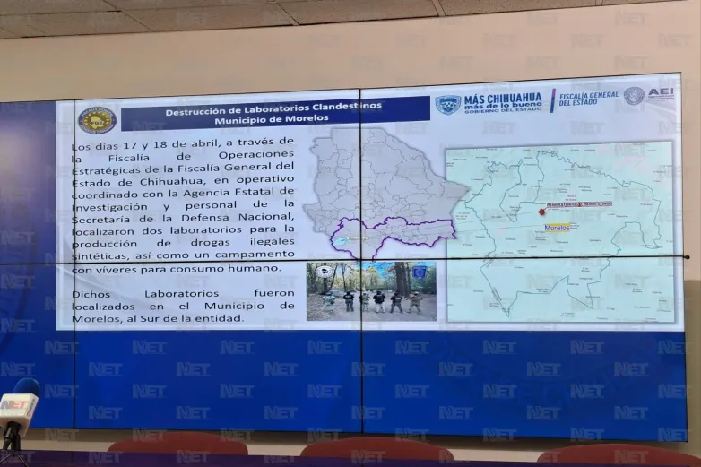 Desmantela FGE narcolaboratorio gigante en la Sierra de Morelos
