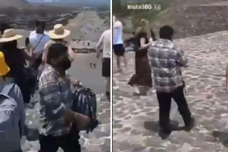 Nuevo video muestra cómo inició el ataque en Teotihuacán