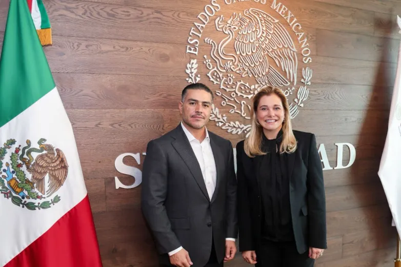 Destaca Maru Campos trabajo conjunto tras reunión con Harfuch