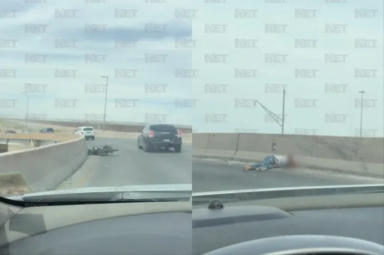 Motociclista es embestido en puente de Villarreal Torres 