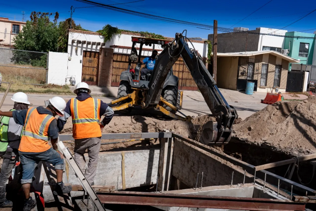 Construye JMAS bóveda pluvial en colonia Olimpia